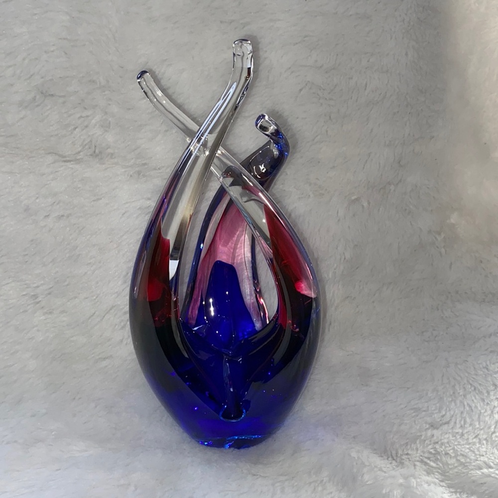 Murano Vintage Blown Art Glass Sculpture